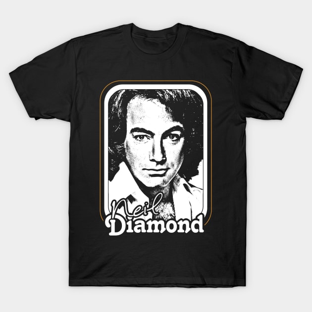 Neil Diamond /// Retro 1970s Fan Design T-Shirt by DankFutura